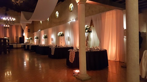Ballroom draping