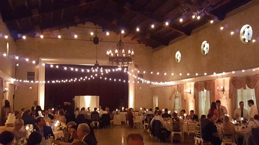 Indoor string lighting