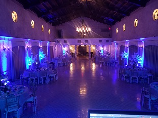 Ballroom up-lighting